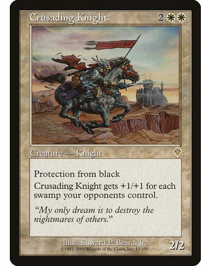 Magic: The Gathering Crusading Knight (012) Lightly Played