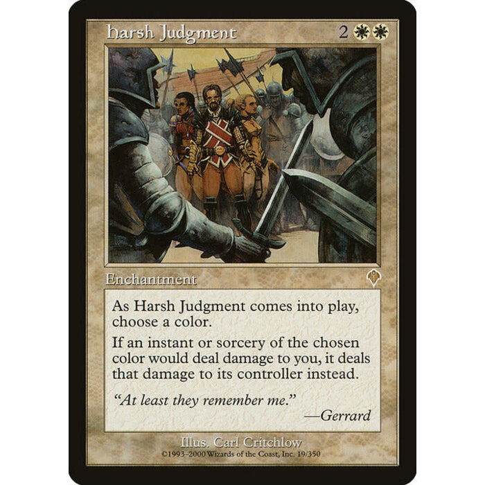 Magic: The Gathering Harsh Judgment (019) Lightly Played