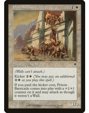 Magic: The Gathering Prison Barricade (025) Lightly Played