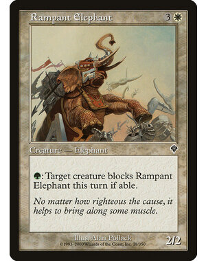 Magic: The Gathering Rampant Elephant (028) Lightly Played