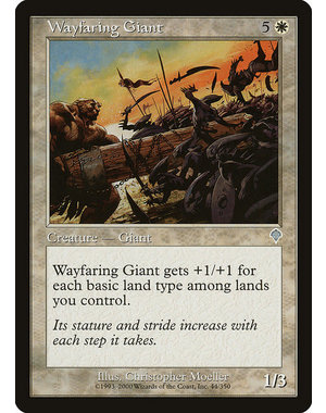 Magic: The Gathering Wayfaring Giant (044) Heavily Played