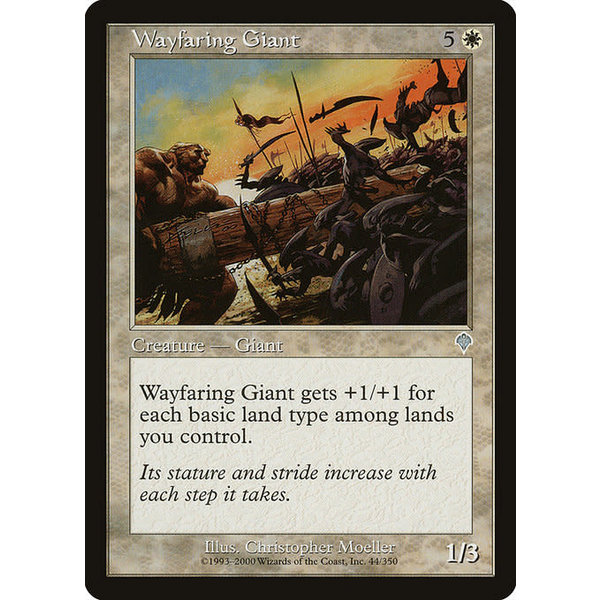 Magic: The Gathering Wayfaring Giant (044) Heavily Played