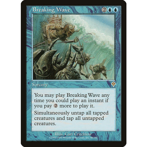 Magic: The Gathering Breaking Wave (048) Heavily Played
