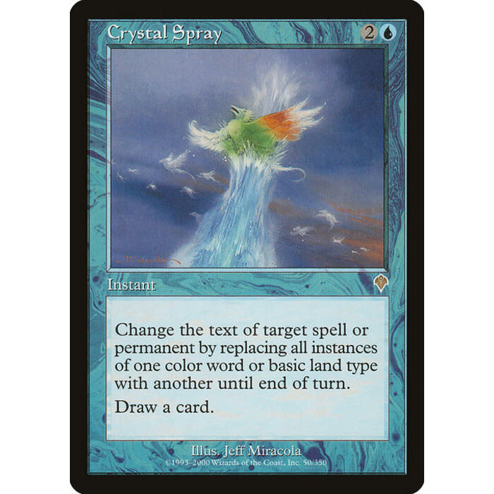 Magic: The Gathering Crystal Spray (050) Lightly Played