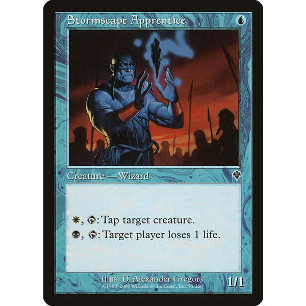 Magic: The Gathering Stormscape Apprentice (075) Lightly Played