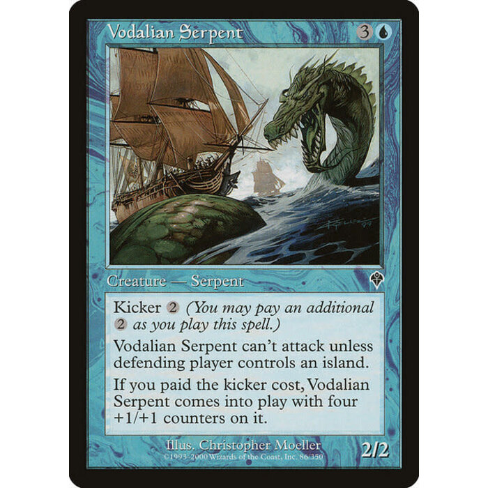 Magic: The Gathering Vodalian Serpent (086) Lightly Played
