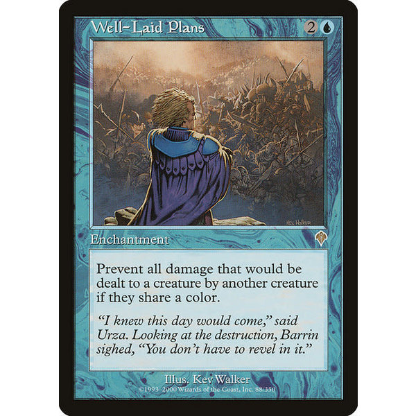 Magic: The Gathering Well-Laid Plans (088) Heavily Played