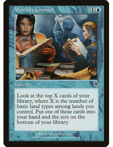 Magic: The Gathering Worldly Counsel (089) Lightly Played