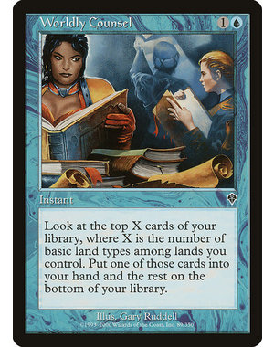 Magic: The Gathering Worldly Counsel (089) Lightly Played