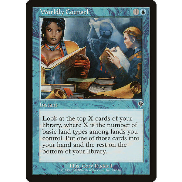 Magic: The Gathering Worldly Counsel (089) Lightly Played
