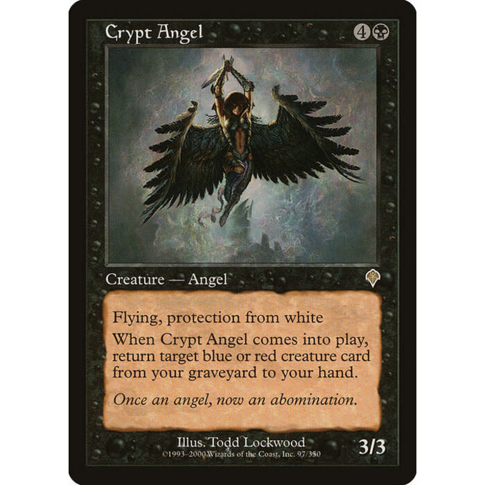 Magic: The Gathering Crypt Angel (097) Heavily Played