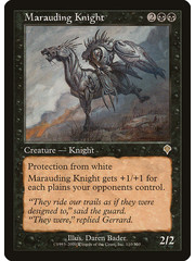 Magic: The Gathering Marauding Knight (110) Lightly Played