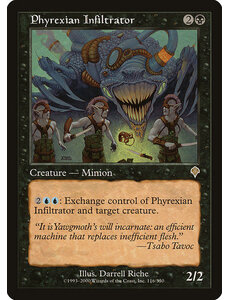 Magic: The Gathering Phyrexian Infiltrator (116) Heavily Played