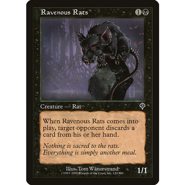Magic: The Gathering Ravenous Rats (120) Lightly Played