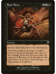 Magic: The Gathering Soul Burn (124) Lightly Played
