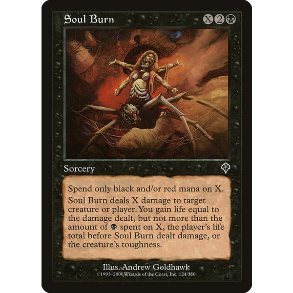 Magic: The Gathering Soul Burn (124) Lightly Played