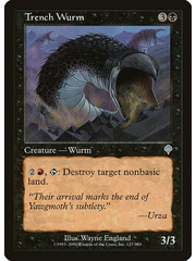 Magic: The Gathering Trench Wurm (127) Heavily Played
