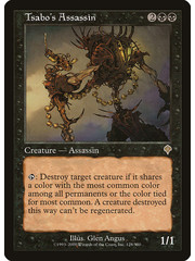 Magic: The Gathering Tsabo's Assassin (128) Heavily Played