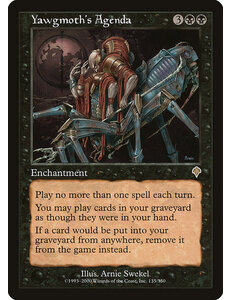 Magic: The Gathering Yawgmoth's Agenda (135) Lightly Played