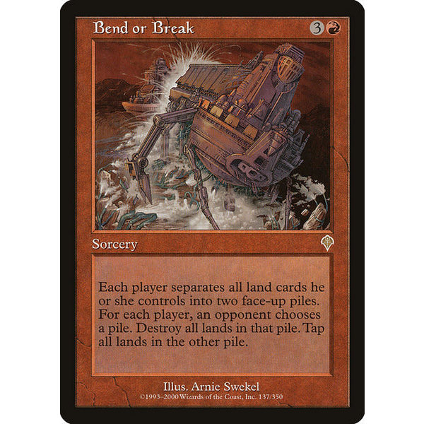 Magic: The Gathering Bend or Break (137) Lightly Played
