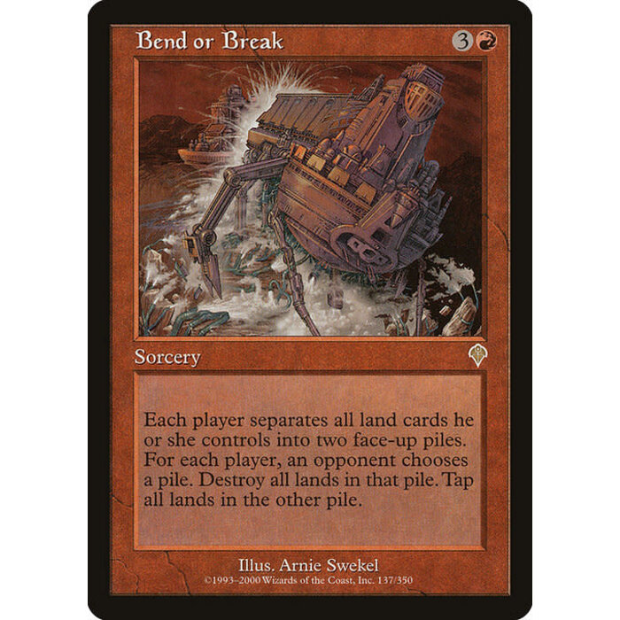 Magic: The Gathering Bend or Break (137) Lightly Played
