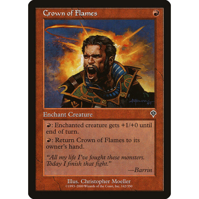 Magic: The Gathering Crown of Flames (142) Lightly Played