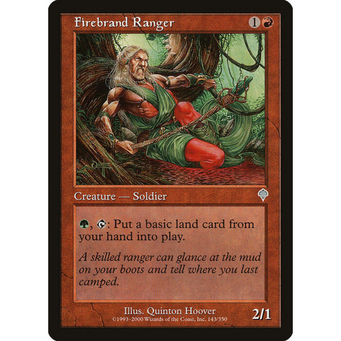 Magic: The Gathering Firebrand Ranger (143) Lightly Played