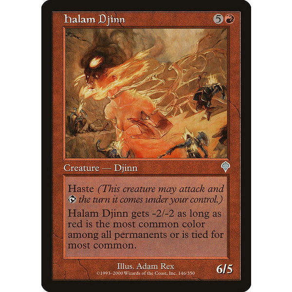 Magic: The Gathering Halam Djinn (146) Heavily Played