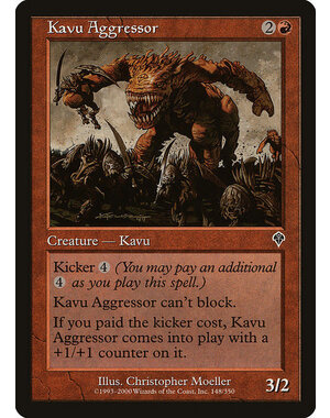 Magic: The Gathering Kavu Aggressor (148) Lightly Played