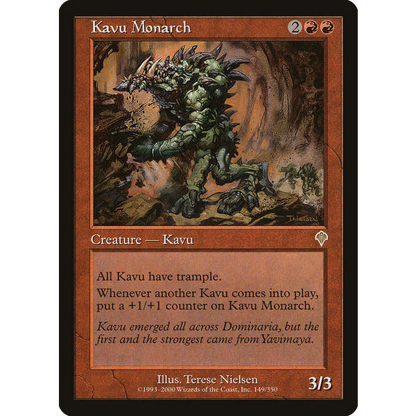Magic: The Gathering Kavu Monarch (149) Heavily Played