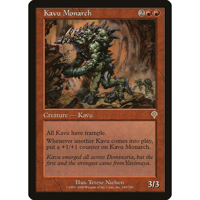 Magic: The Gathering Kavu Monarch (149) Heavily Played