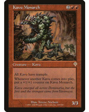 Magic: The Gathering Kavu Monarch (149) Lightly Played