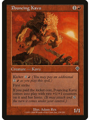 Magic: The Gathering Pouncing Kavu (158) Lightly Played