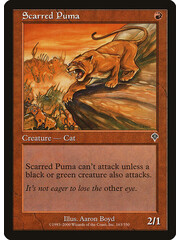 Magic: The Gathering Scarred Puma (163) Lightly Played