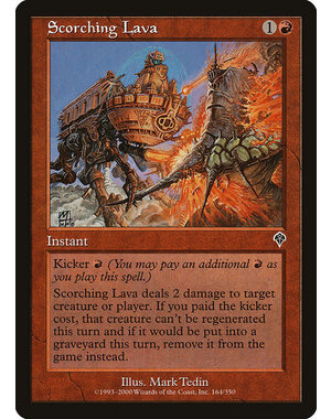 Magic: The Gathering Scorching Lava (164) Lightly Played