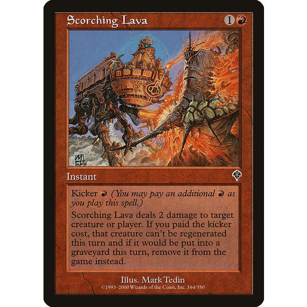 Magic: The Gathering Scorching Lava (164) Lightly Played
