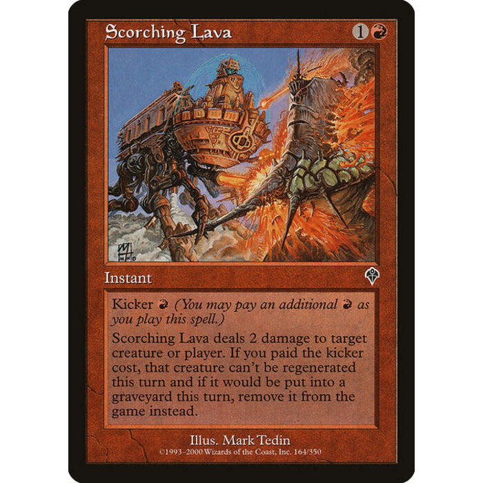 Magic: The Gathering Scorching Lava (164) Lightly Played