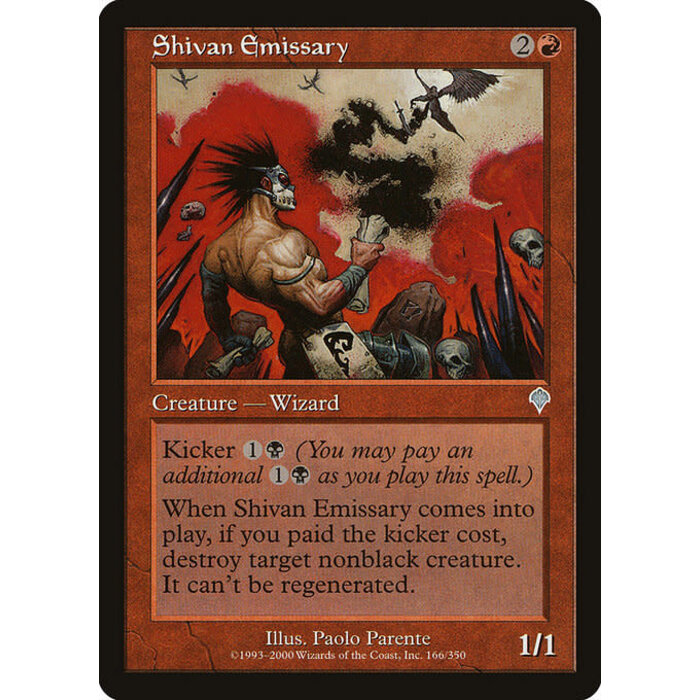 Magic: The Gathering Shivan Emissary (166) Lightly Played