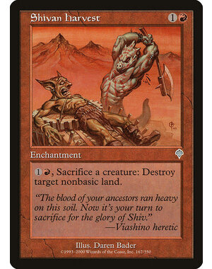 Magic: The Gathering Shivan Harvest (167) Lightly Played