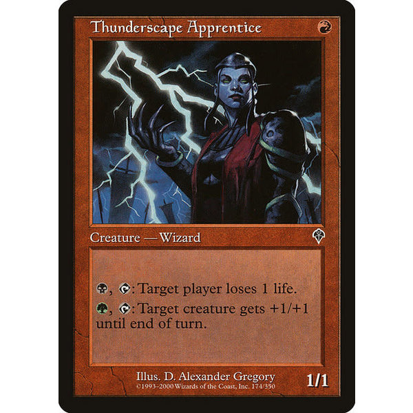 Magic: The Gathering Thunderscape Apprentice (174) Heavily Played