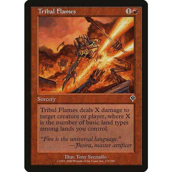 Magic: The Gathering Tribal Flames (176) Lightly Played