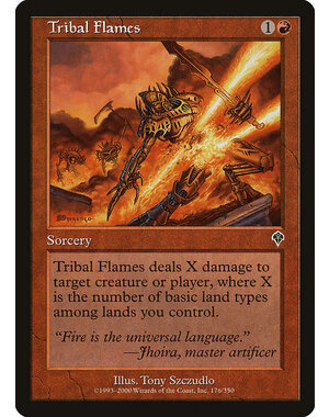 Magic: The Gathering Tribal Flames (176) Heavily Played