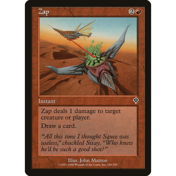 Magic: The Gathering Zap (180) Lightly Played