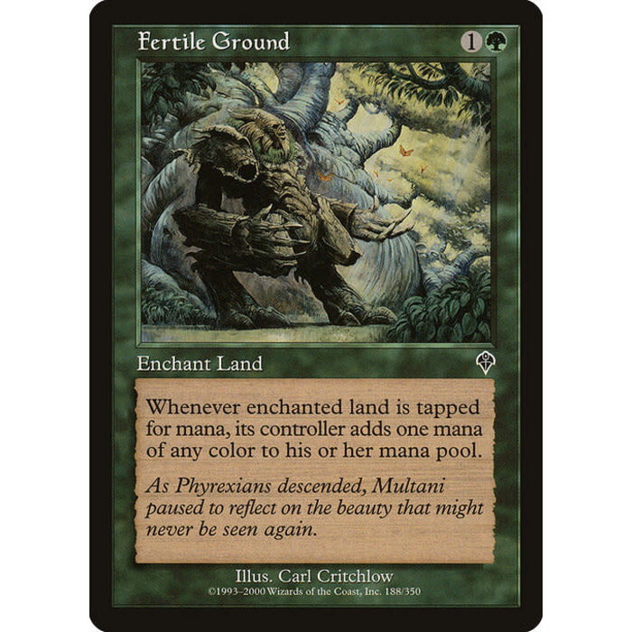 Magic: The Gathering Fertile Ground (188) Lightly Played