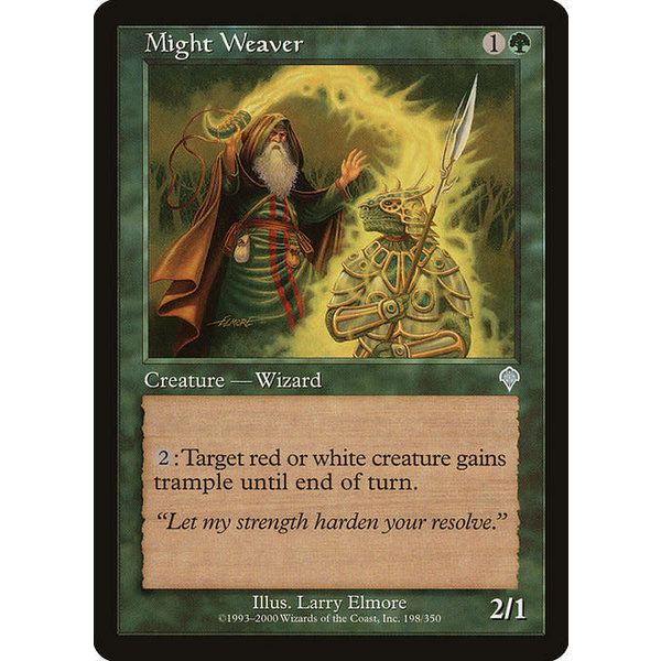 Magic: The Gathering Might Weaver (198) Lightly Played