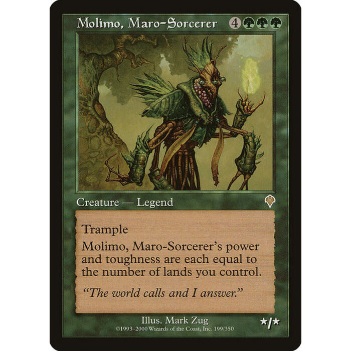 Magic: The Gathering Molimo, Maro-Sorcerer (199) Lightly Played