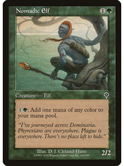 Magic: The Gathering Nomadic Elf (200) Heavily Played