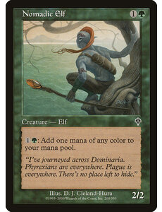 Magic: The Gathering Nomadic Elf (200) Heavily Played