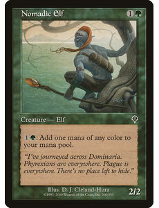 Magic: The Gathering Nomadic Elf (200) Lightly Played