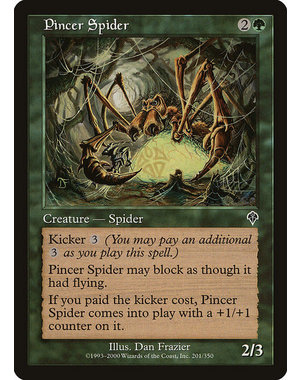 Magic: The Gathering Pincer Spider (201) Lightly Played